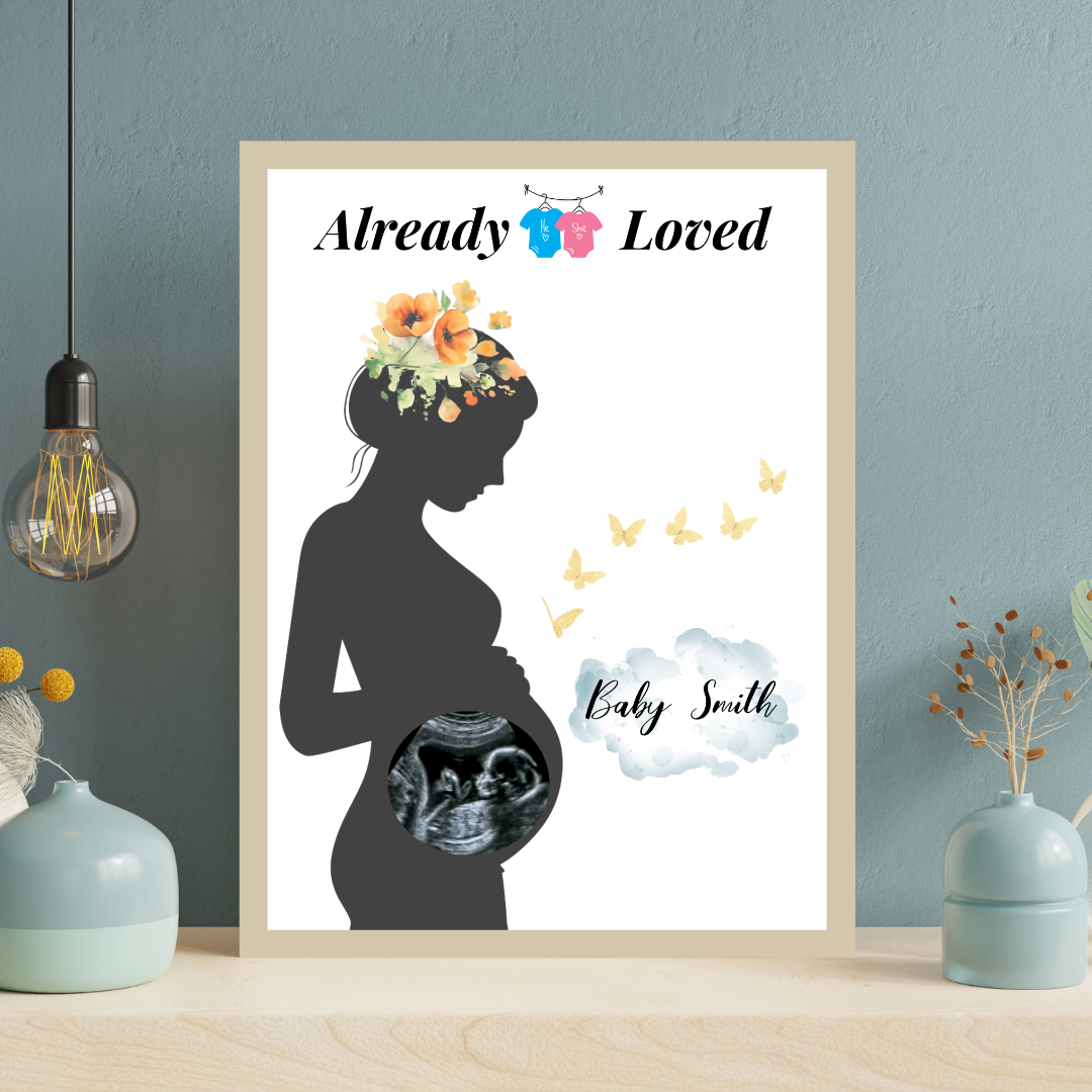 Personalised Ultrasound Frame (A3)