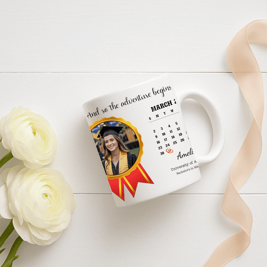 Personalised Graduation Photo Mug (11 oz) - All Custom