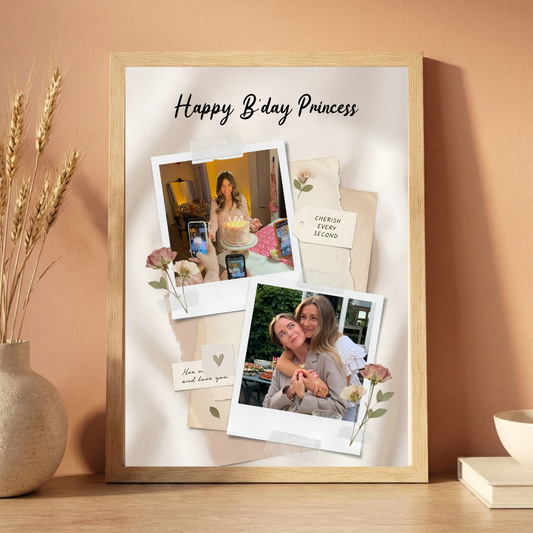 Personalised Birthday Aesthetic Poster