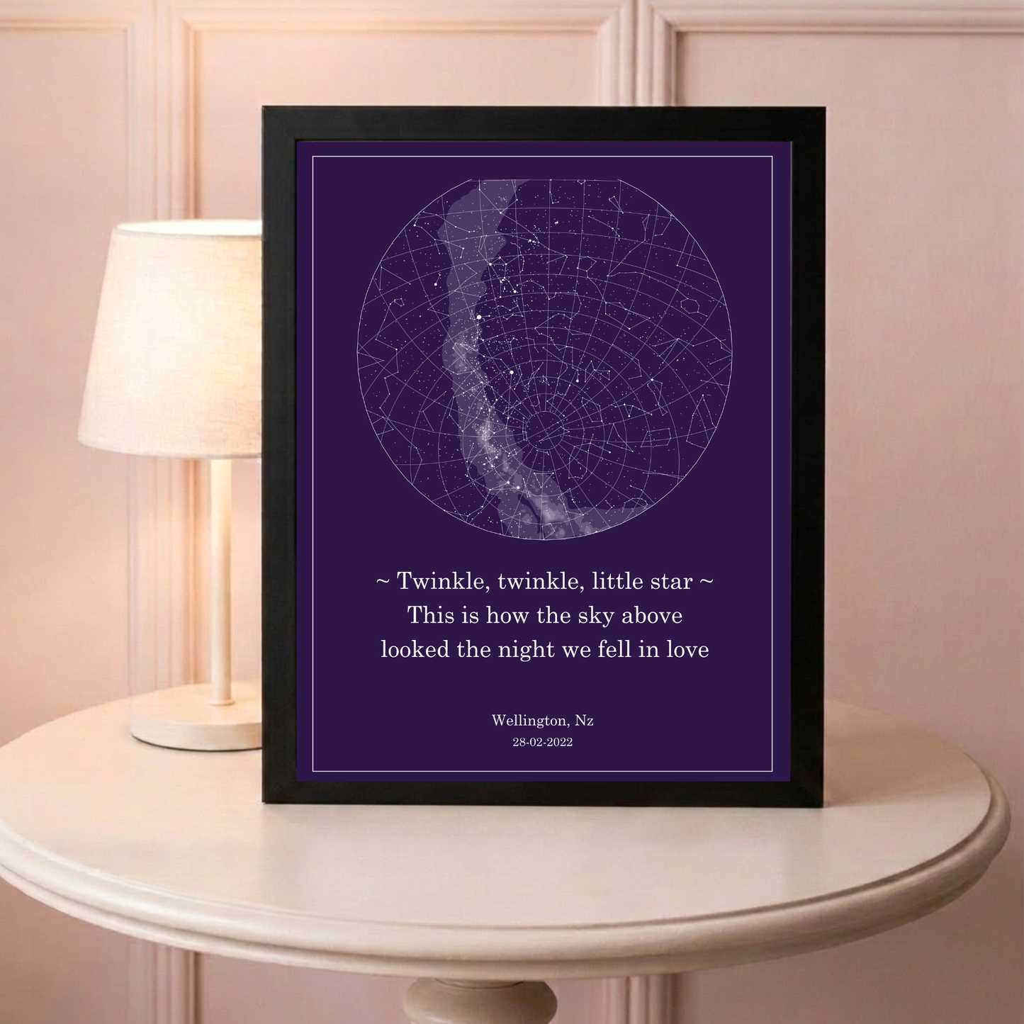 Personalised Star Map Poster