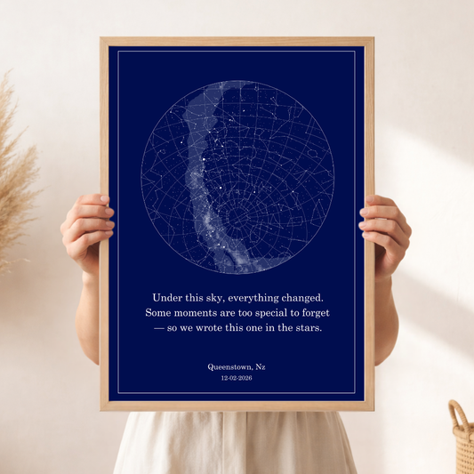 Personalised Star Map Poster