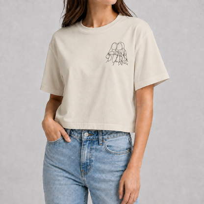 Personalised Line Art T-Shirt