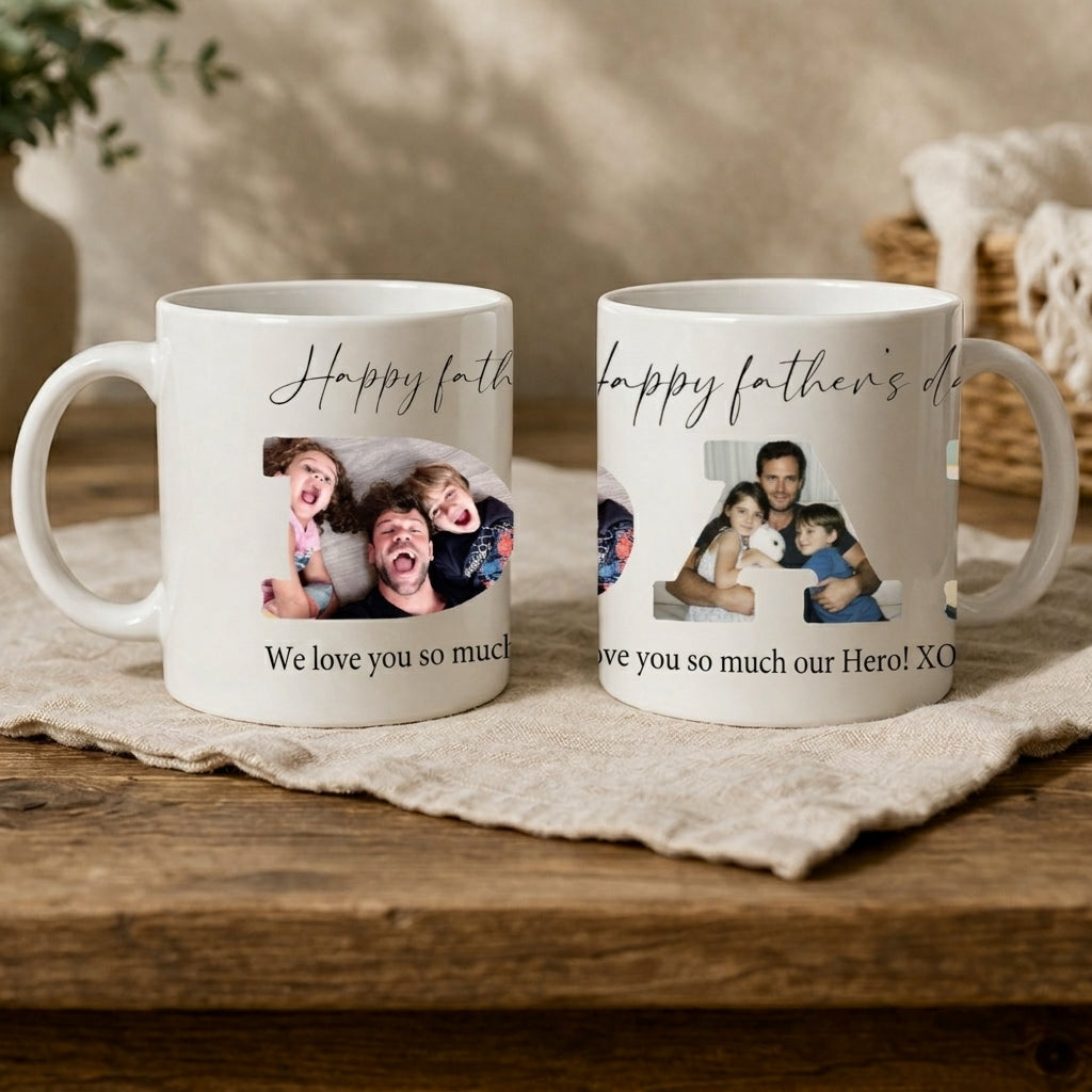 Personalised DAD Photo Mug 11oz