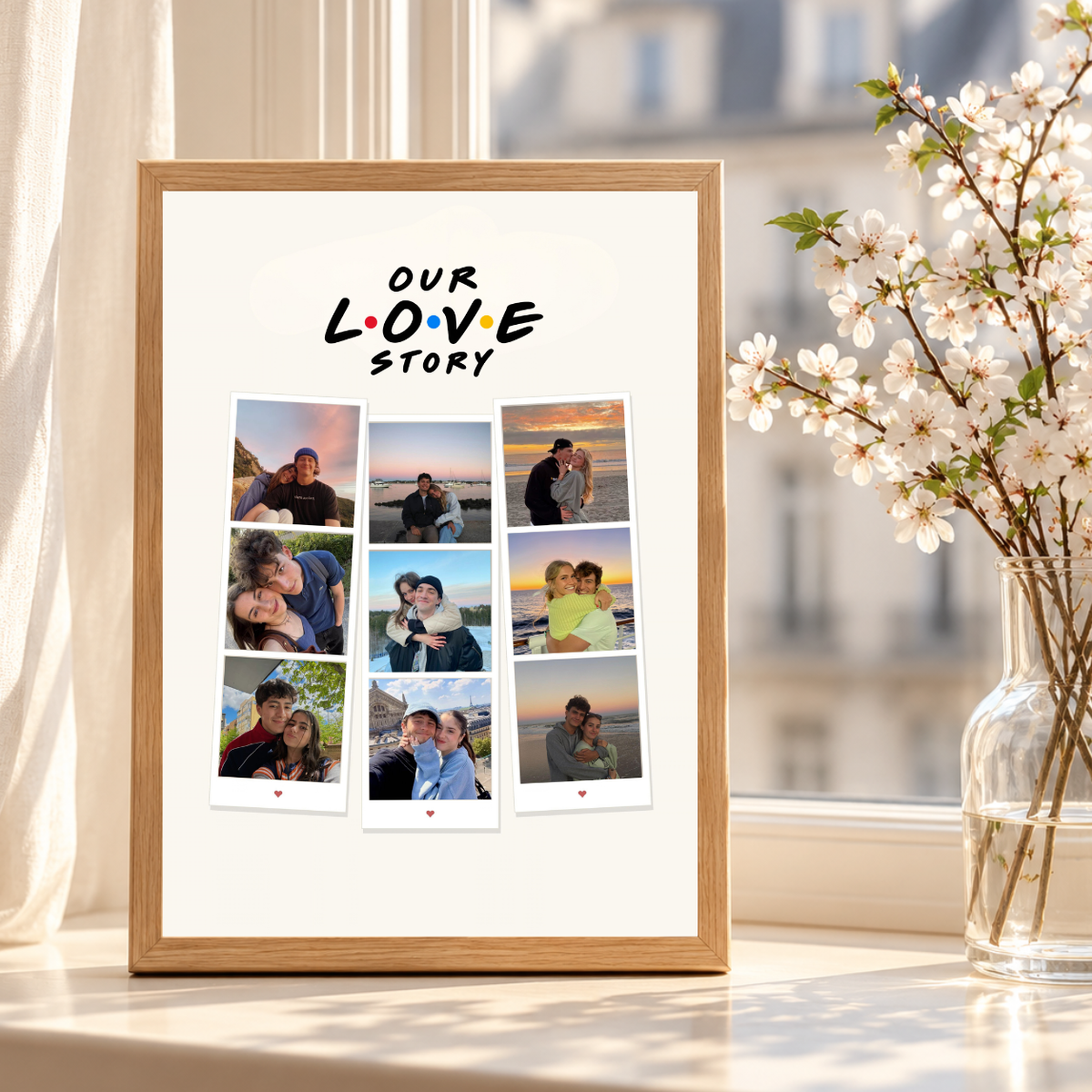 Personalised Aesthetic Photo Strips Poster