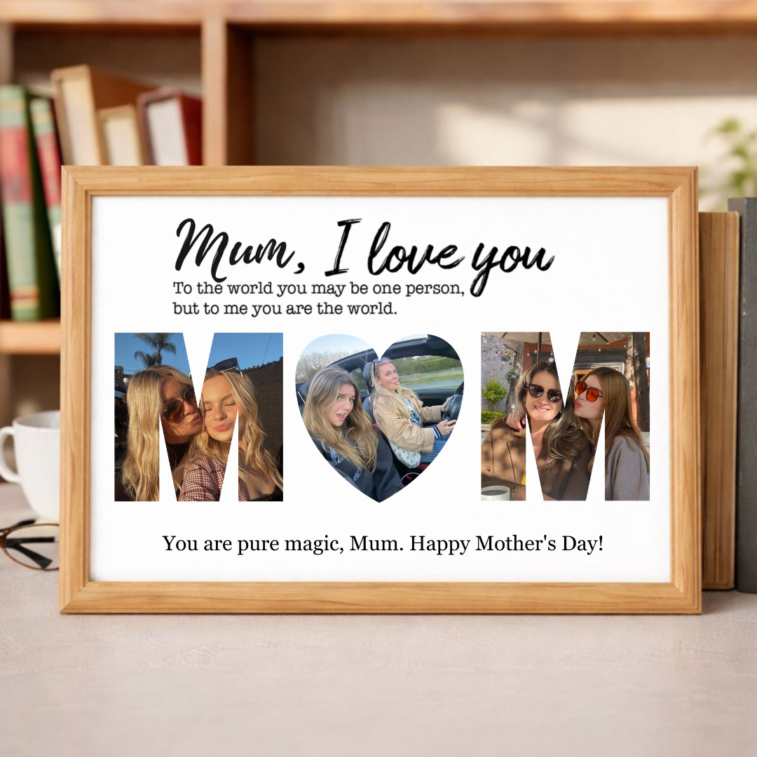 Personalised MUM Photo Poster