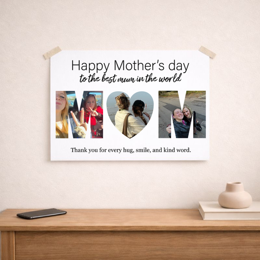 Personalised MUM Photo Poster