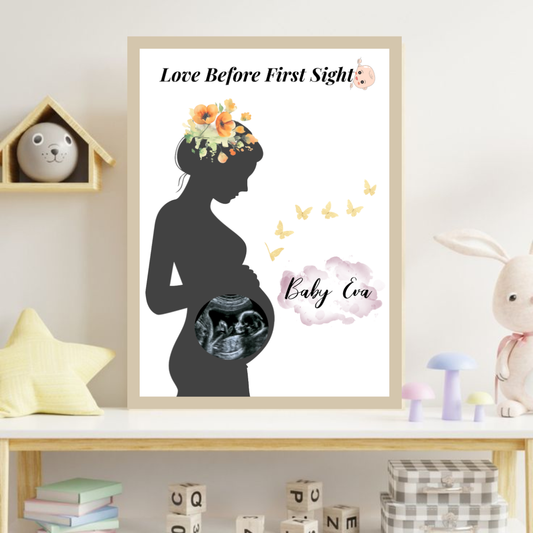 Personalised Ultrasound Frame (A3)