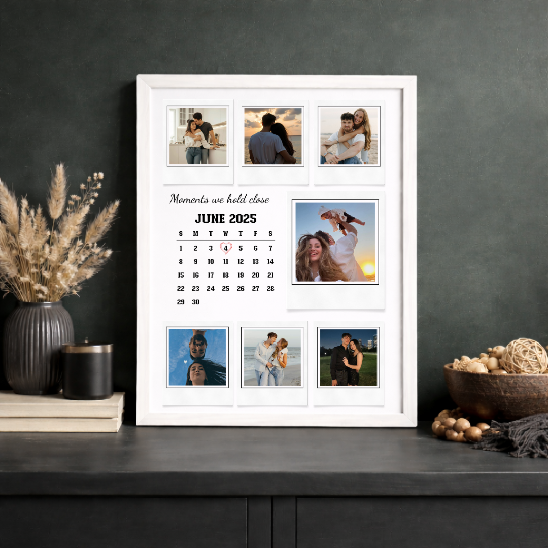Personalised Photo Calendar Poster