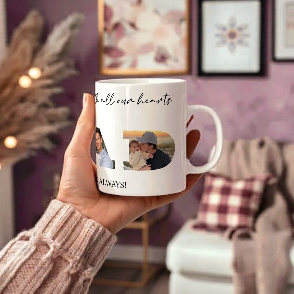 Personalised DAD Photo Mug 11oz