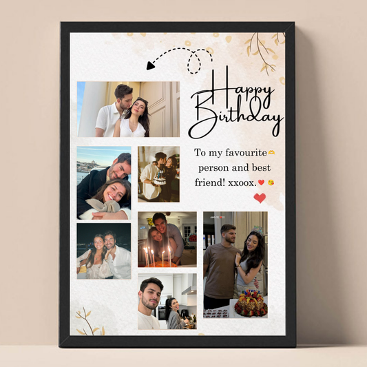 Personalised Birthday Aesthetic Poster