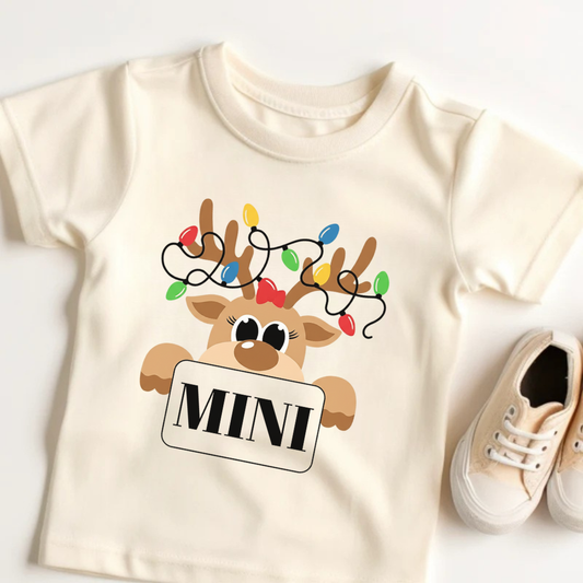 Personalised Christmas Family T-Shirts – Custom Name Matching Tees