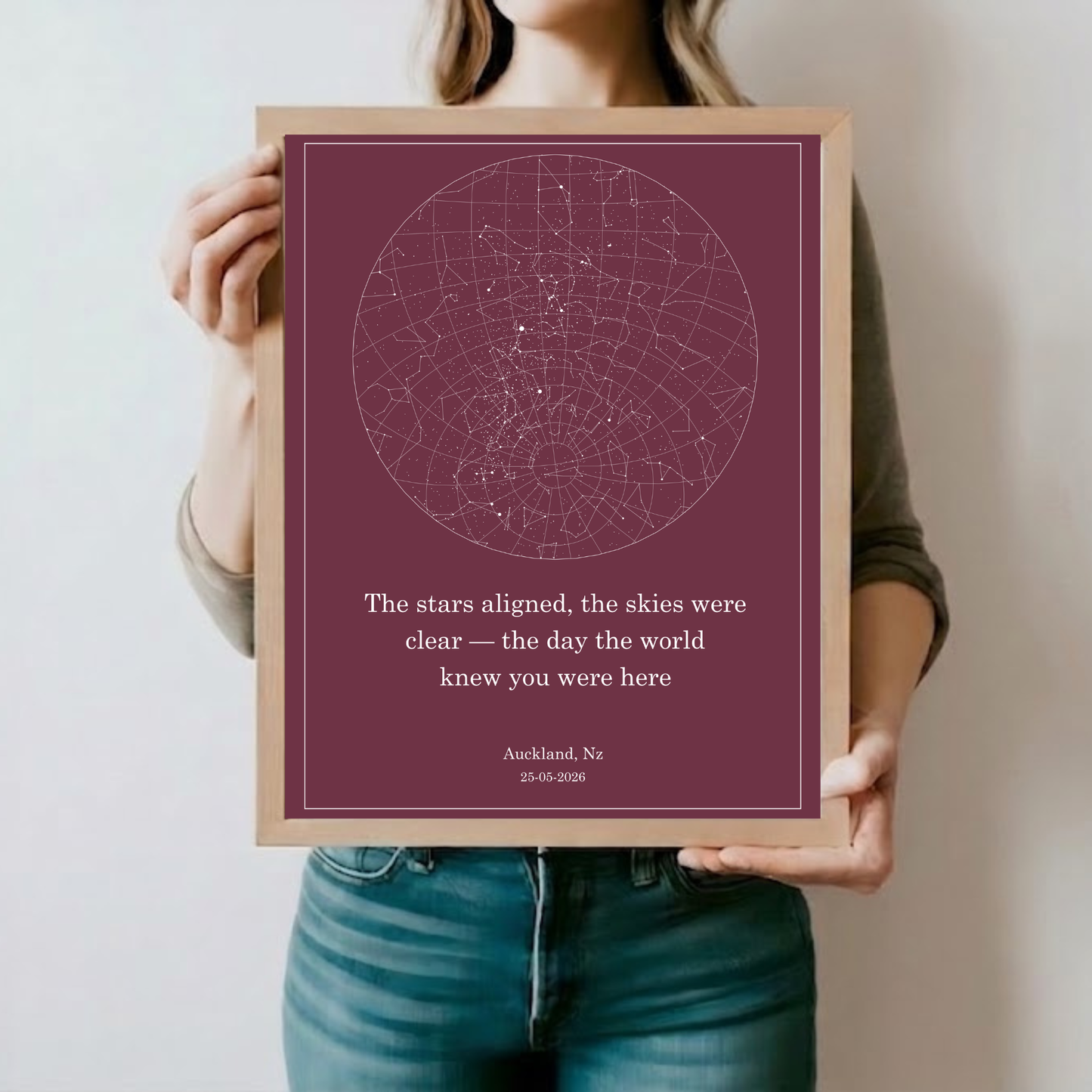 Personalised Star Map Poster